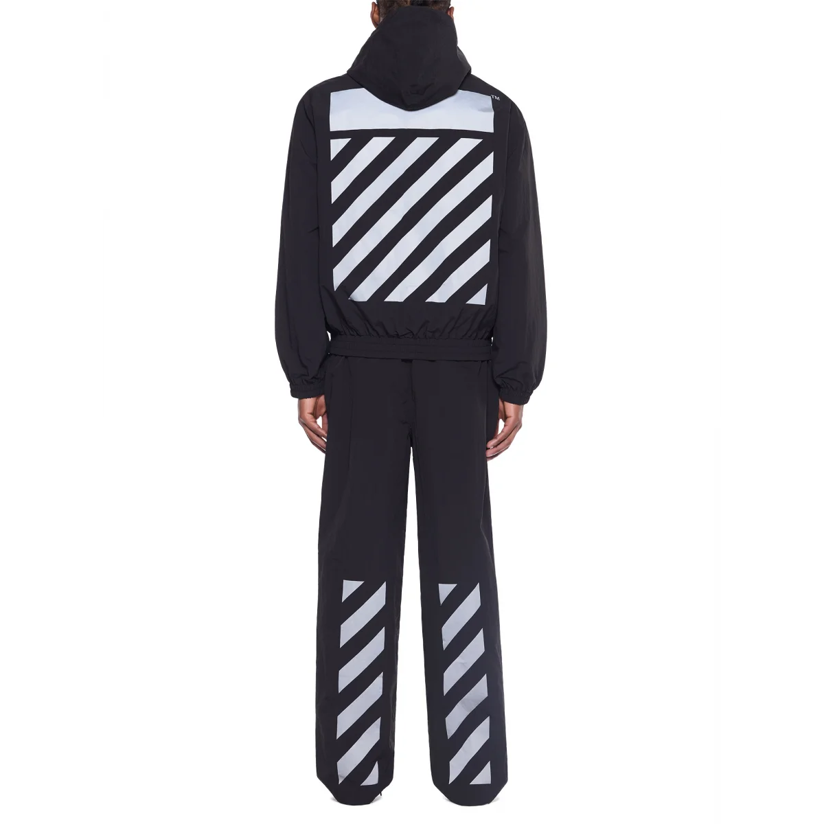 LAB OFF-WHITE - REFLECTIVE DIAG PANT