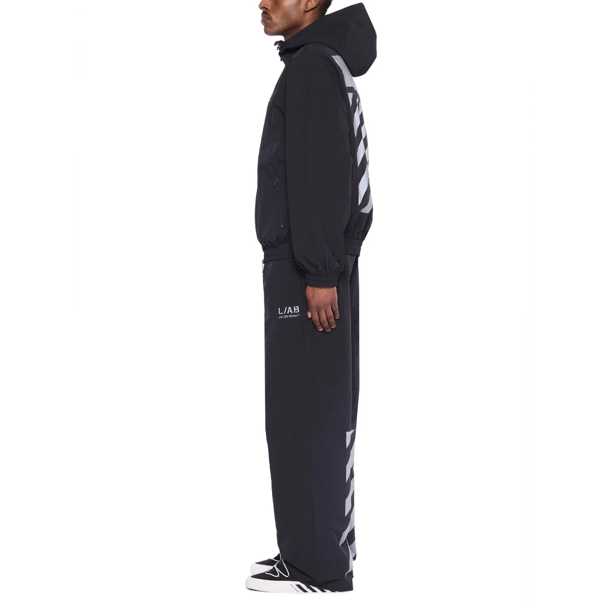 LAB OFF-WHITE - REFLECTIVE DIAG PANT