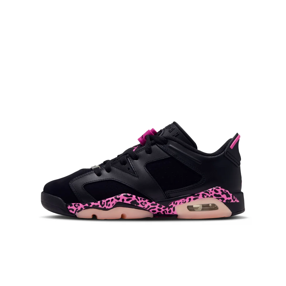 Jordan - Air Jordan 6 Retro Low - BLACK/LASER FUCHSIA-PINK FOAM (JORD-001)