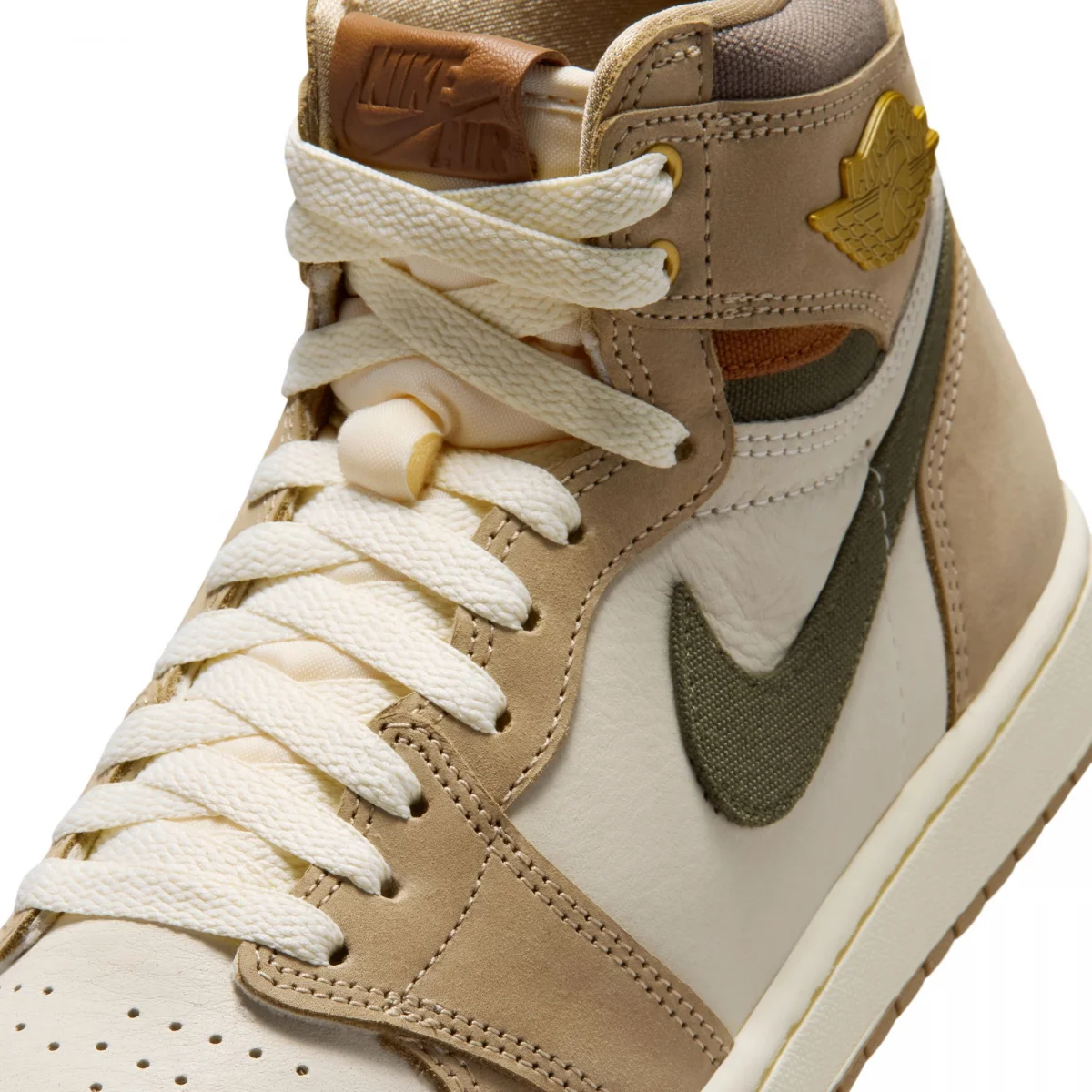 Jordan - Air Jordan 1 Retro High OG (W) - Khaki / Cargo Khaki-Sail-Coconut Milk (JORD-201)