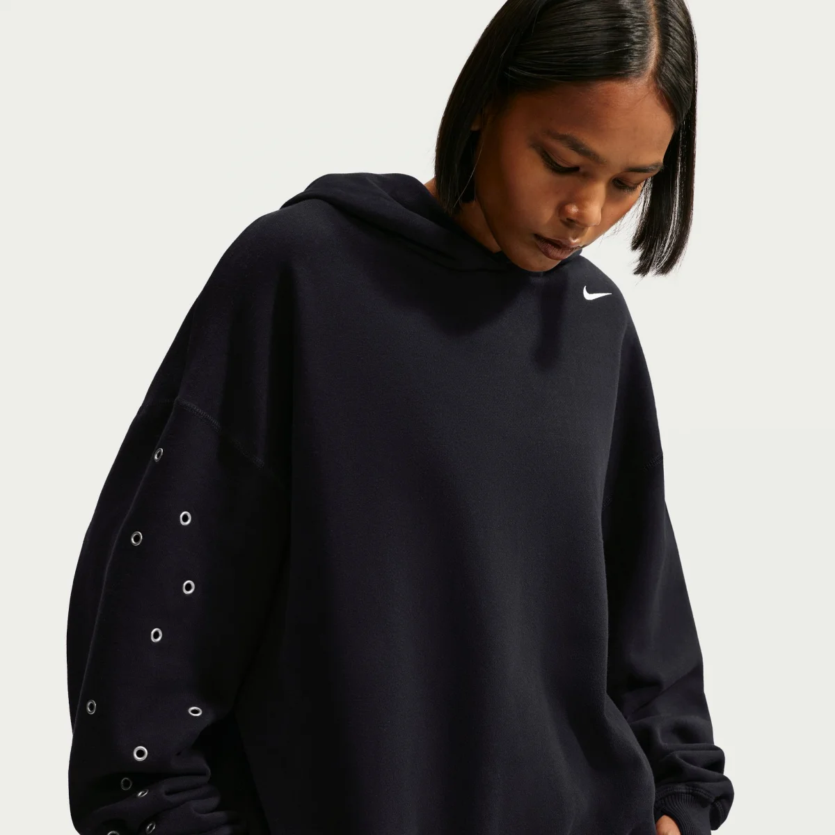 Nike Studio Fleece Oversized Pullover Hoodie